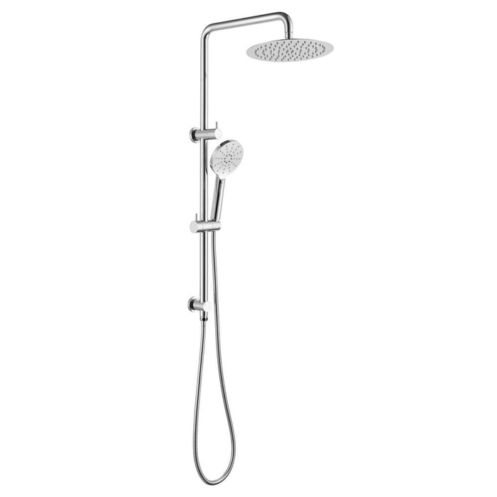 Mica Chrome Dual Shower Rail