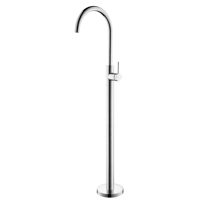 Mica Chrome Freestanding Bath Mixer