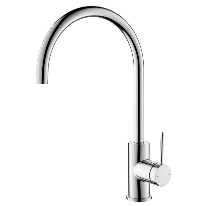 Mica Chrome Gooseneck Sink Mixer