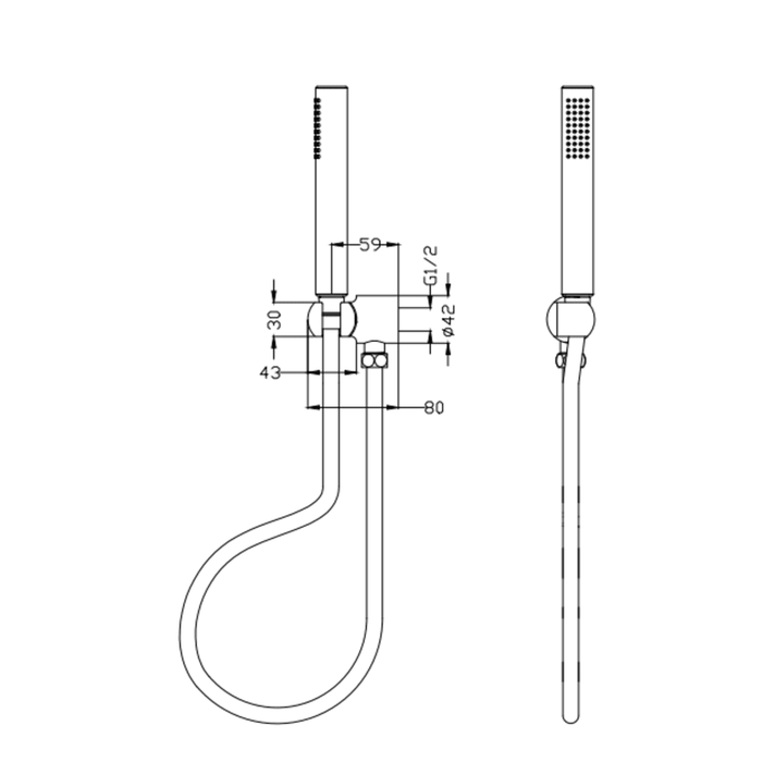 Mica Chrome Hand Shower