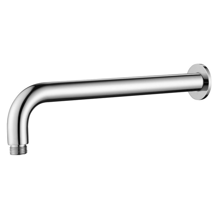 Mica Chrome Wall Shower Arm - 450mm - Curved