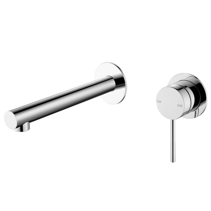 Mica Chrome Wall-Spout Combo - Straight Spout - 2P - Trim Kit Only