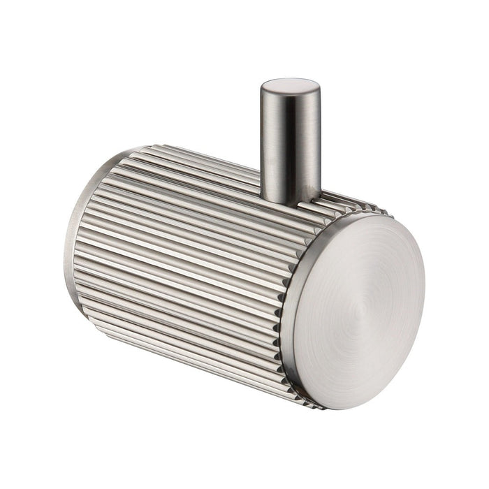 Mica Fluted Brushed Nickel Robe Hook