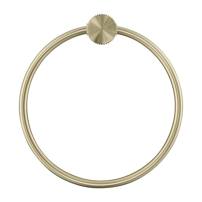 Mica Fluted French Gold Towel Ring