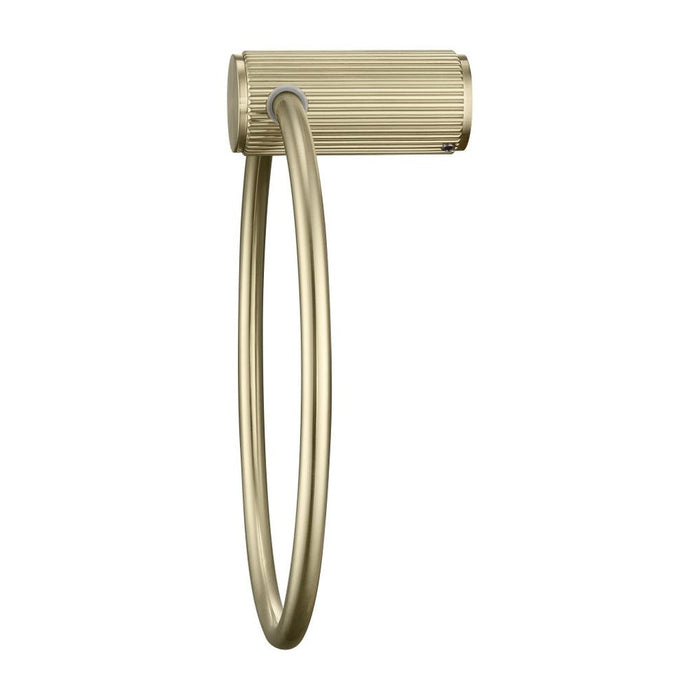 Mica Fluted French Gold Towel Ring