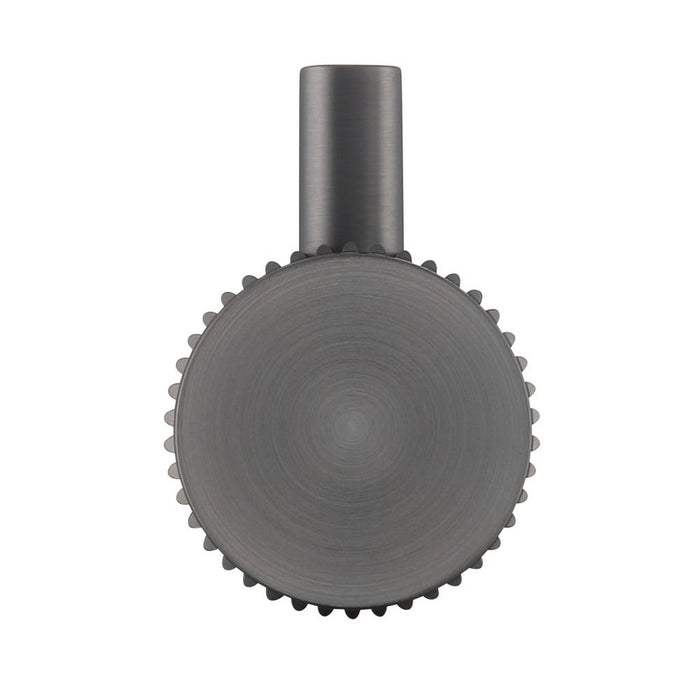 Mica Fluted Gun Metal Robe Hook