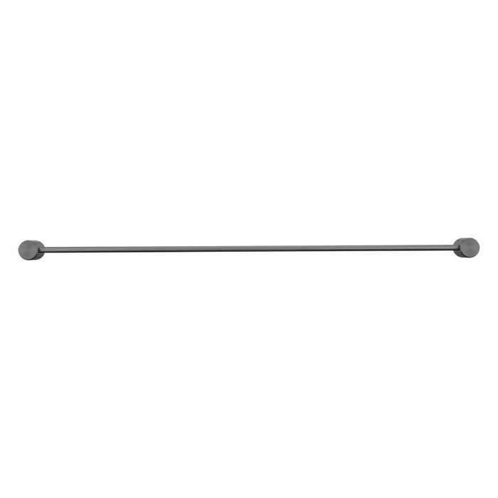 Mica Fluted Gun Metal Single Towel Rail - 800mm