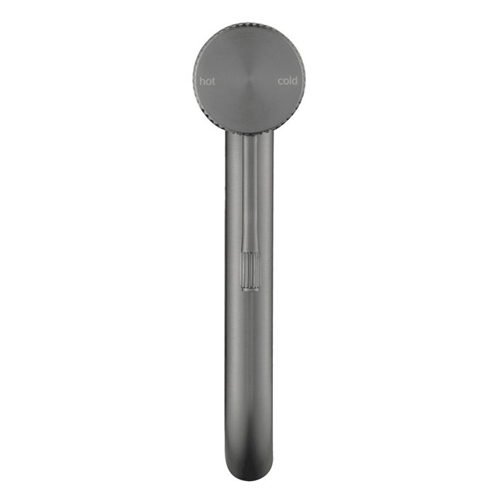 Mica Fluted Gun Metal Tall Basin Mixer