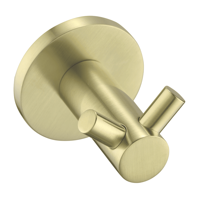 Mica French Gold Double Robe Hook