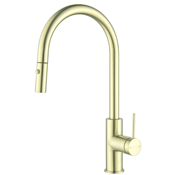 Mica French Gold Pull-Out Sink Mixer