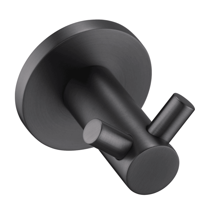 Mica Gun Metal Double Robe Hook