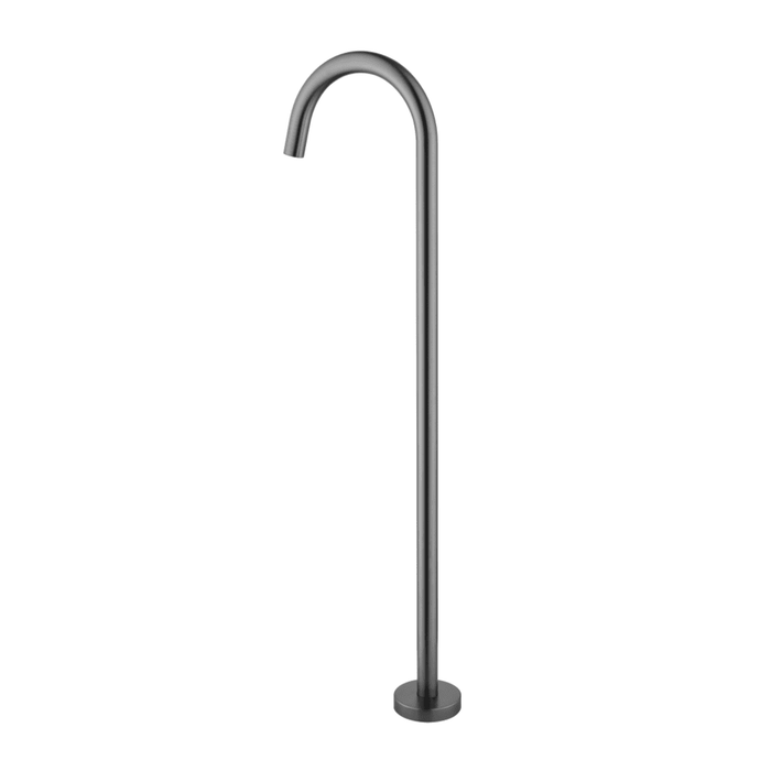 Mica Gun Metal Freestanding Bath Spout