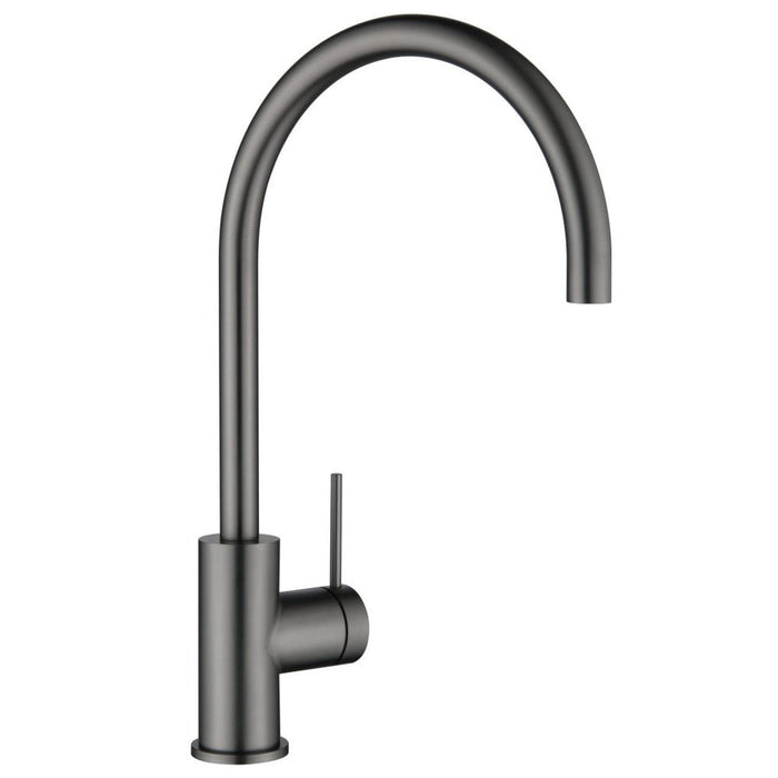 Mica Gun Metal Gooseneck Sink Mixer