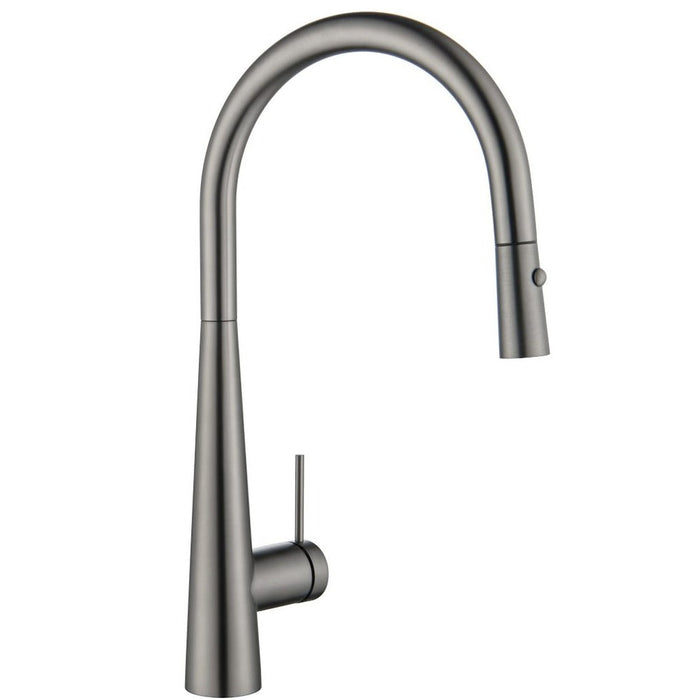 Mica Gun Metal Pull-Out Cone Sink Mixer