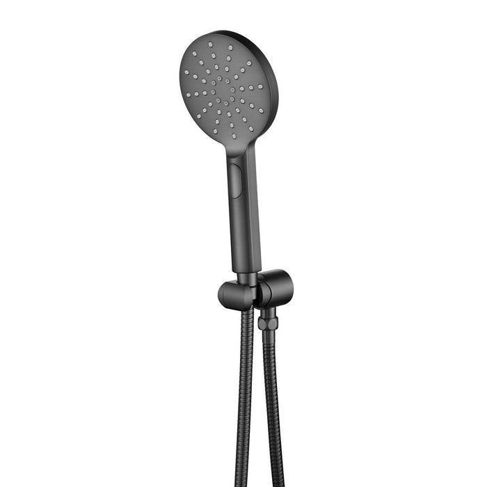 Mica Gun Metal Wide Hand Shower