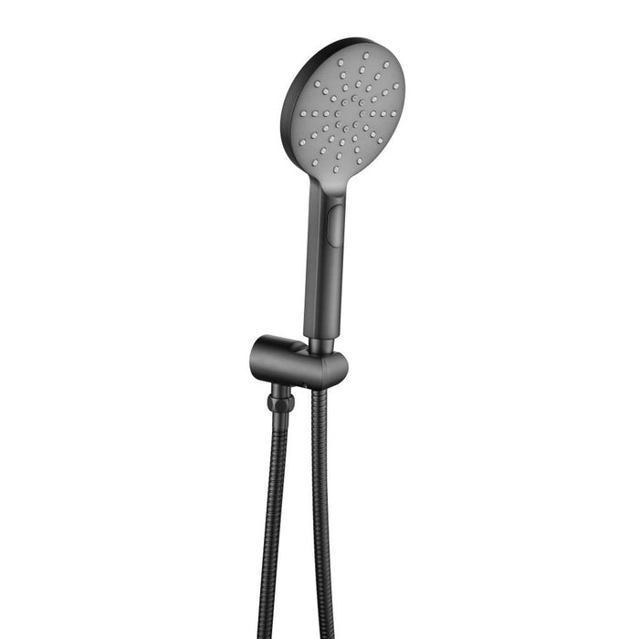 Mica Gun Metal Wide Hand Shower