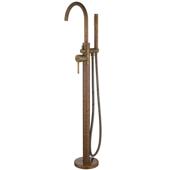 Mica LVB Living Brass Freestanding Bath Mixer with Hand Shower