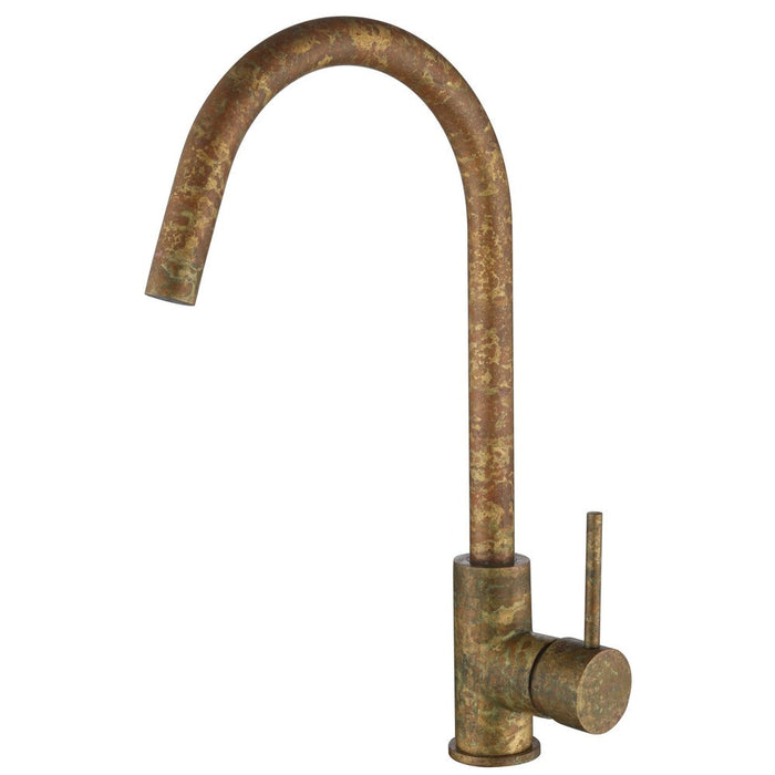 Mica LVB Living Brass Gooseneck Sink Mixer