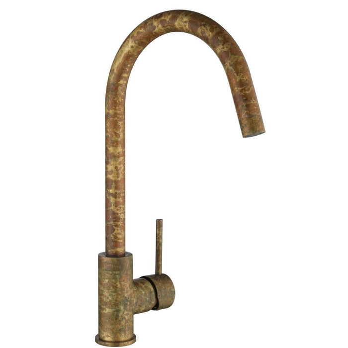 Mica LVB Living Brass Gooseneck Sink Mixer