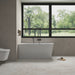 Dimitri 1400 Left Corner Fit Freestanding Bath Tub - Acqua Bathrooms