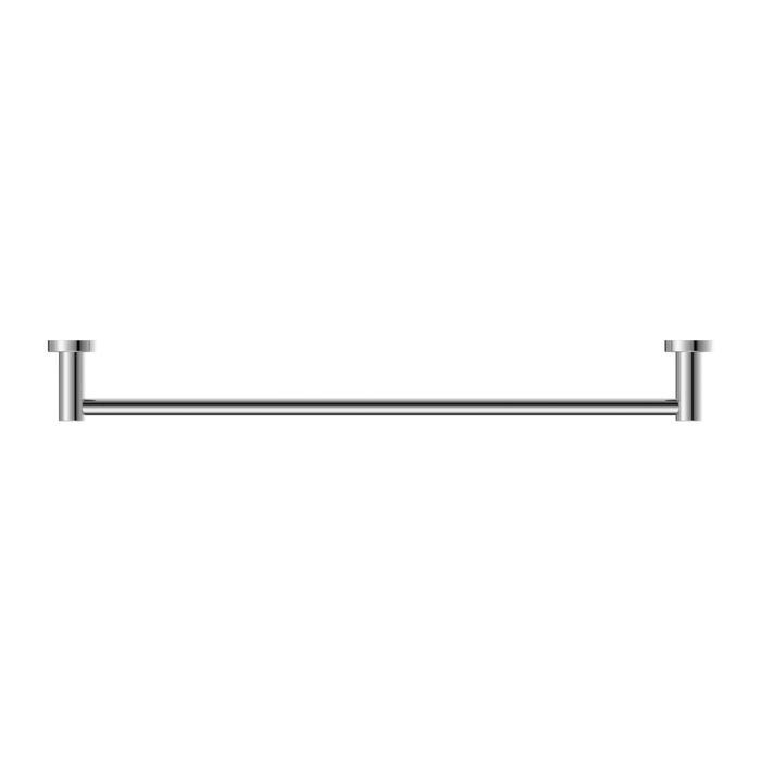 Nero | Mecca 800 mm Chrome Single Towel Rail