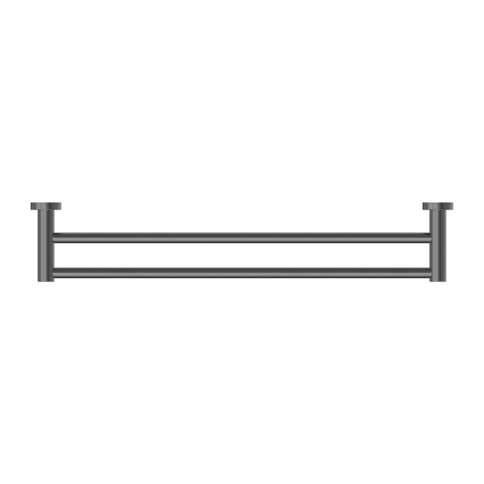 Nero | Mecca 800 mm Gun Metal Double Towel Rail