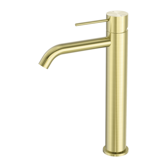 Nero | Mecca Brushed Gold Tall Basin Mixer