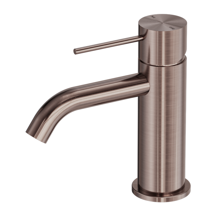 Nero | Mecca Brushed Bronze Basin Mixer