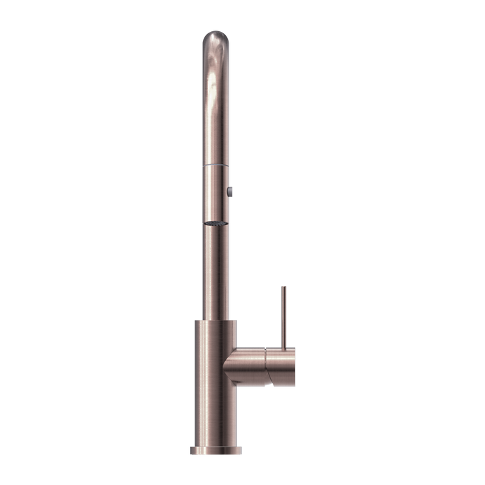 Nero | Mecca Brushed Bronze Pull Out Kitchen Mixer