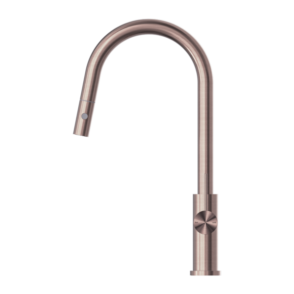 Nero | Mecca Brushed Bronze Pull Out Kitchen Mixer