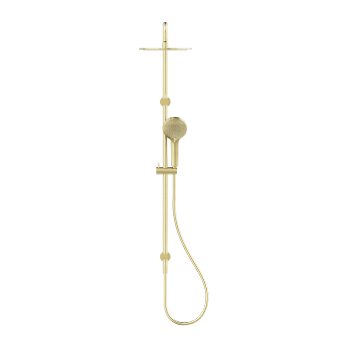 Nero Dolce Mecca Brushed Gold Multifunction Shower Rail Set