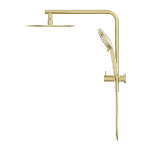 Nero | Mecca Brushed Gold Multifunction Half Shower Rail