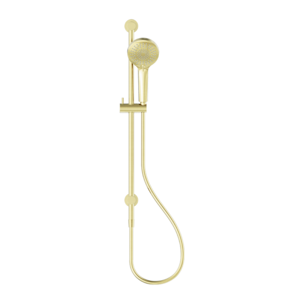 Nero | 3 Function Brushed Gold Shower Rail