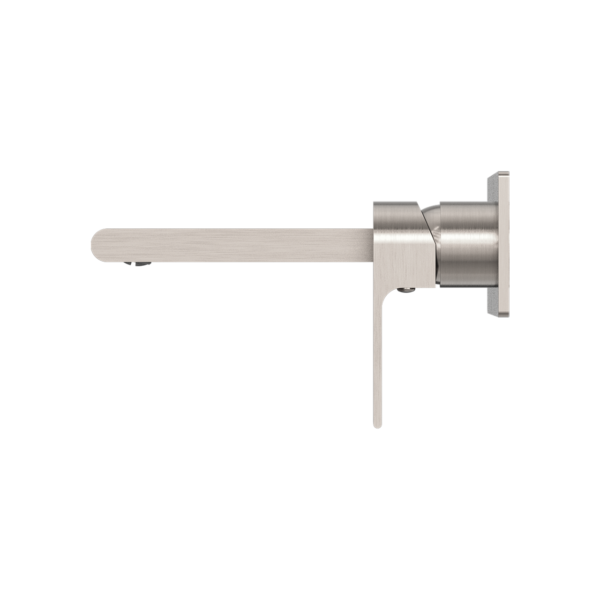 Nero | Bianca Brushed Nickel Wall Basin Mixer