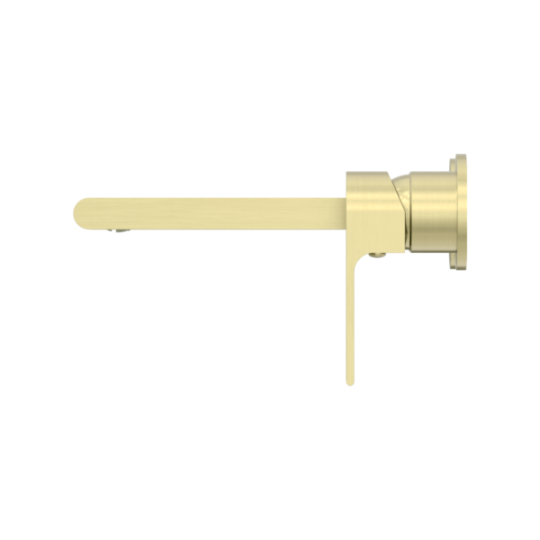 Nero | Bianca Brushed Gold Separate Wall Basin Mixer Set