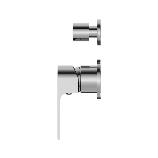 Nero | Bianca Separate Plate Wall Diverter Mixer