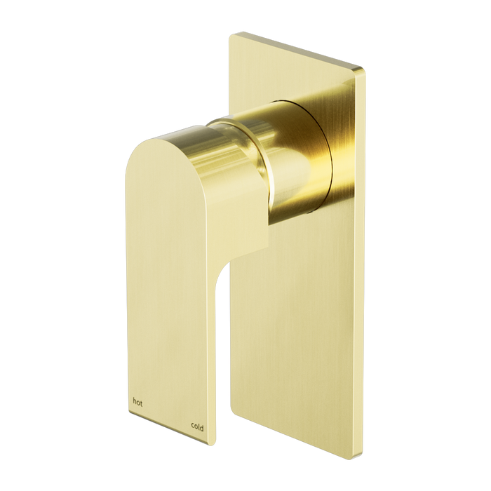 Nero | Bianca Brushed Gold Wall Mixer