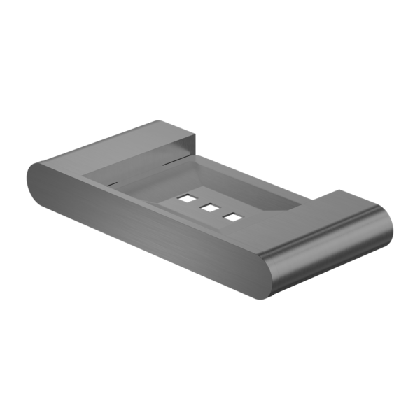 Nero | Bianca Gun Metal Soap Dish Holder