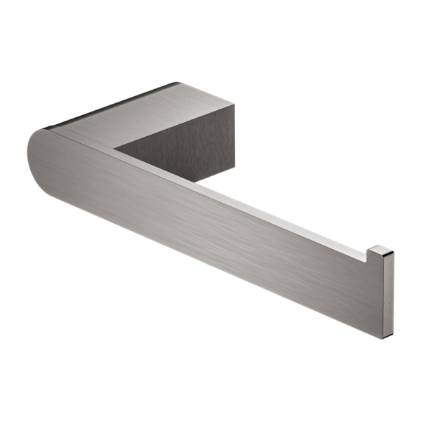 Nero | Bianca Brushed Nickel Toilet Roll Holder