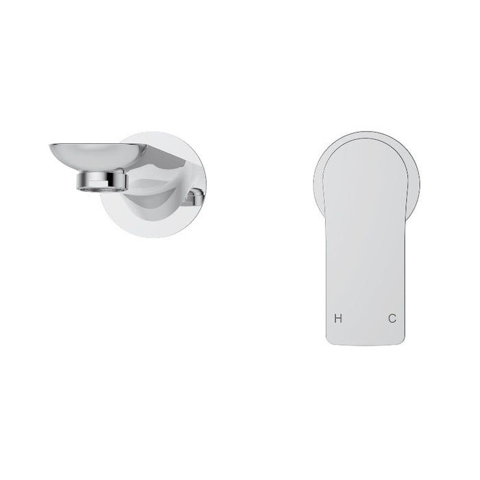 Nova Wall Basin Mixer & Bath Spout