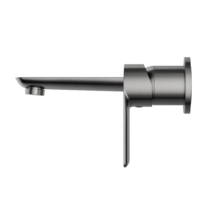 Nova Gun Metal Grey Wall Basin Mixer & Bath Spout