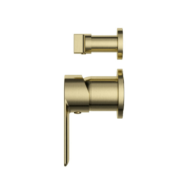 Nova Brushed Bronze Wall Diverter