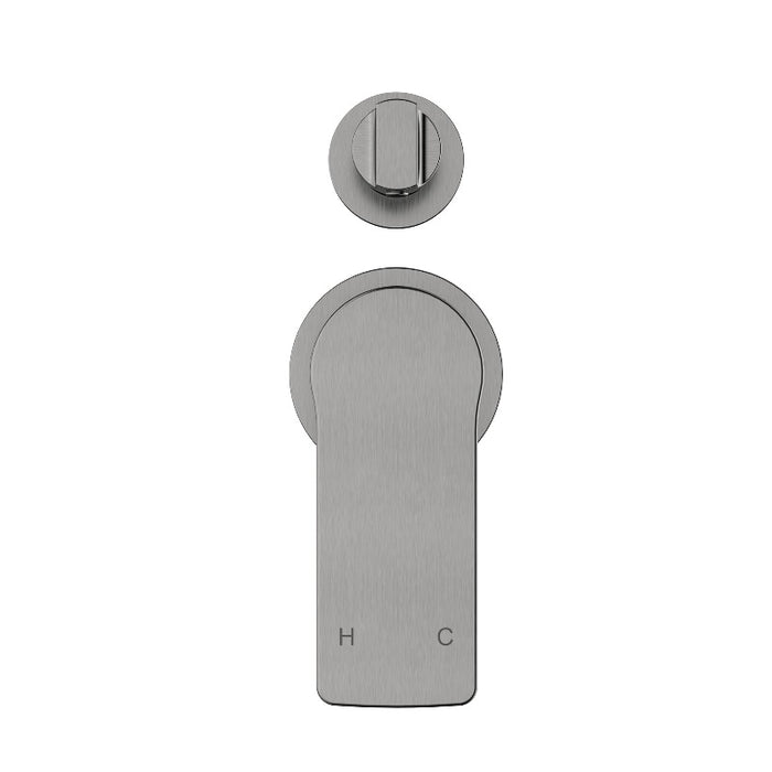 Nova Gun Metal Grey Wall Diverter