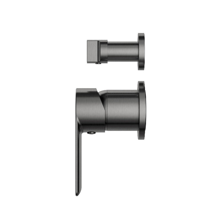 Nova Gun Metal Grey Wall Diverter