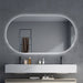 Indulge | Oval Pill Touchless 1500 x 800 LED Mirror - Three Light Temperatures - Acqua Bathrooms