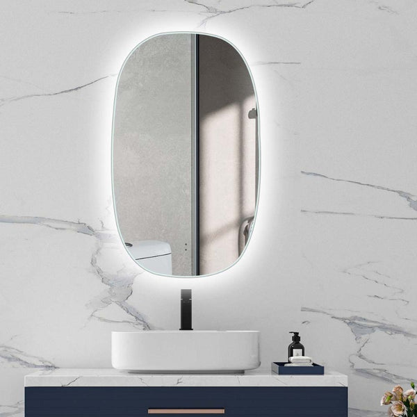 Indulge  Pera 600 x 1000 Curved Touchless LED Mirror - Three