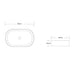 Otti Australia | Quay Matte Black Oval Above Counter Basin - Acqua Bathrooms