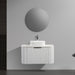 Indulge | Ronda 900 Curved Fluted Matte White Wall Hung Vanity With Basin - Acqua Bathrooms