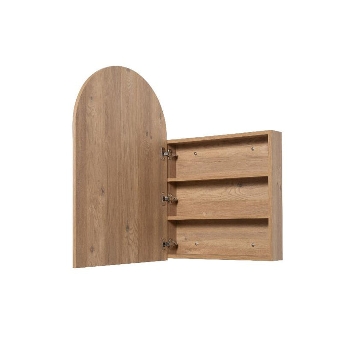 Arched Fine Oak Shaving Cabinet By Indulge®