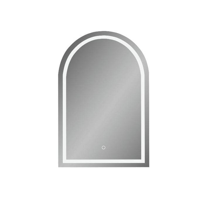 Arched LED Matte White Shaving Cabinet - Indulge